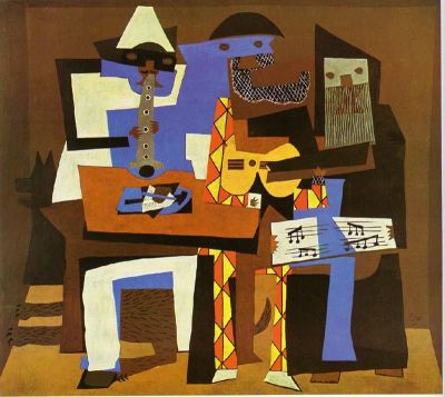 art oil painting reproduction of  Three Musicians By Pablo Picasso museum quality handmade