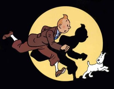 art oil painting reproduction of  Tintin museum quality handmade