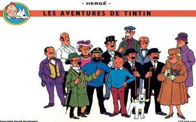 art oil painting reproduction of  Tintin All Characters museum quality handmade