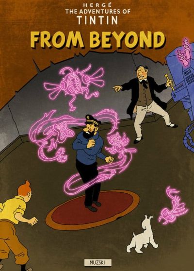 art oil painting reproduction of  Tintin From Beyond museum quality handmade