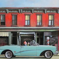 Tintin Hopper Early Sunday Morning Par Xavier Marabout