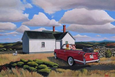art oil painting reproduction of  Tintin Hopper La Triumph De Mademoiselle Ryden Par Xavier Marabout museum quality handmade