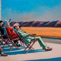 Tintin Hopper People In The Sun Par Xavier Marabout