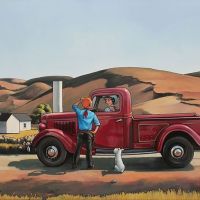 Tintin Hopper Rencontre Sur Great Hill Road Par Xavier Marabout