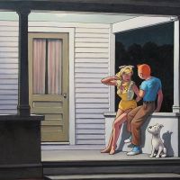 Tintin Hopper Summer Evening Par Xavier Marabout