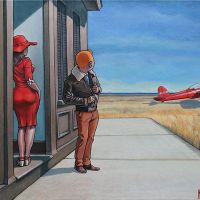 Tintin Hopper Voltige Rouge Par Xavier Marabout