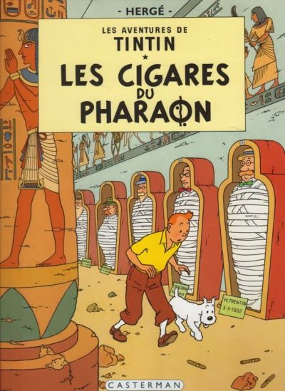 art oil painting reproduction of  Tintin Les Cigares Du Pharaon museum quality handmade