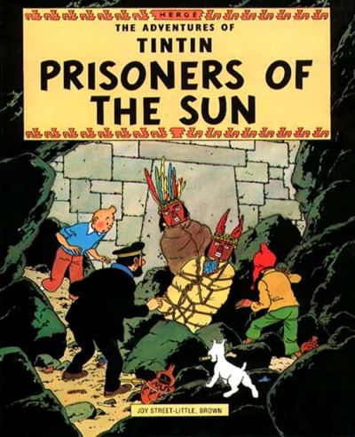 art oil painting reproduction of  Tintin Prisoners Of The Sun museum quality handmade