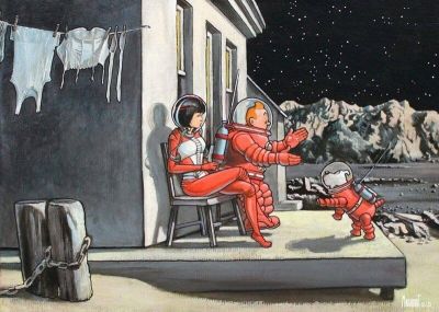 art oil painting reproduction of  Tintin Yoko Tsuno Par Xavier Marabout museum quality handmade