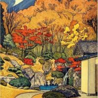 Toshi Yoshida Autumn In Hakone - 1954