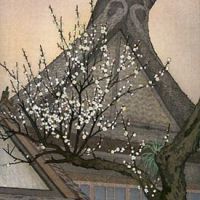 Toshi Yoshida White Plum In The Farmyard 1951