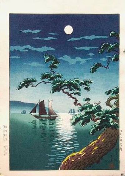 art oil painting reproduction of  Tsuchiya Koitsu Maiko Beach museum quality handmade