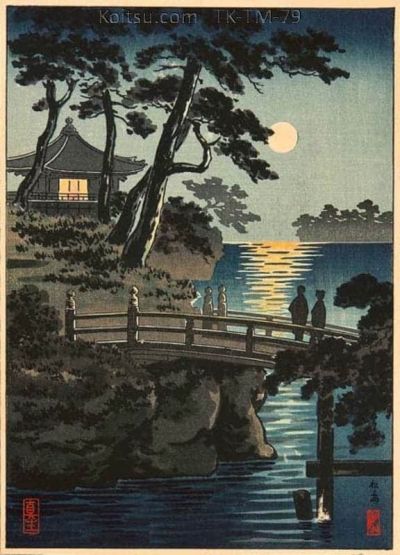 art oil painting reproduction of  Tsuchiya Koitsu Matsushima C.1930-s museum quality handmade