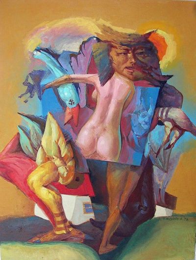 art oil painting reproduction of  Turcsanyi Antal Slowly Disappearing Memento Ii museum quality handmade