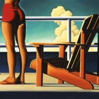 Nelson- Two Seats By Kenton Nelson artwork on canvas