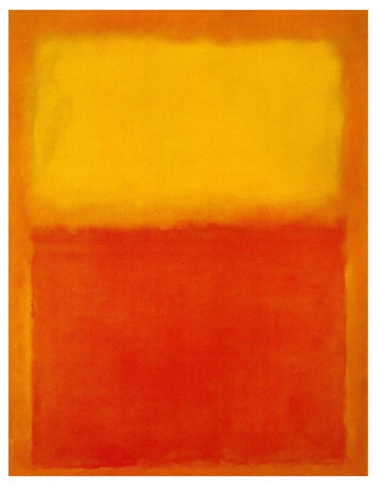 Rothko - Untitled - Orange And Yellow 1956 By Mark Rothko museum quality
