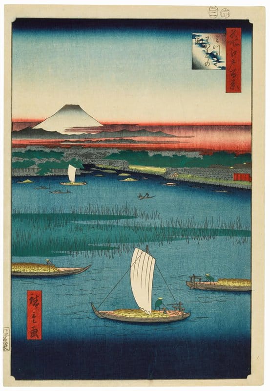 Utagawa Hiroshige Edo Period 1857 museum quality