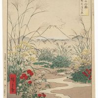 Utagawa Hisroshige The Otsuki Plain In Kai Province Hand Painted Reproduction