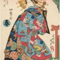 Utagawa Kunisada Spring From The Serie Four Seasons