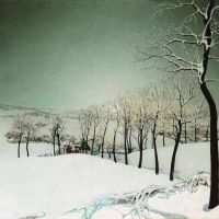 Valerius De Saedeleer Snow Landscape At Dusk 1924