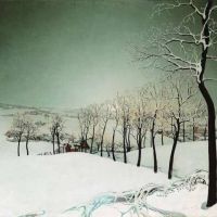 Valerius De Saedeleer Snow Landscape At Dusk 1924 Hand Painted Reproduction
