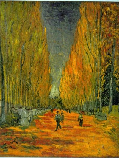 art oil painting reproduction of  Van Gogh Alyscamps museum quality handmade