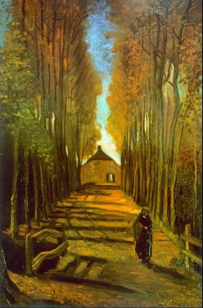 art oil painting reproduction of  Van Gogh Autumn museum quality handmade