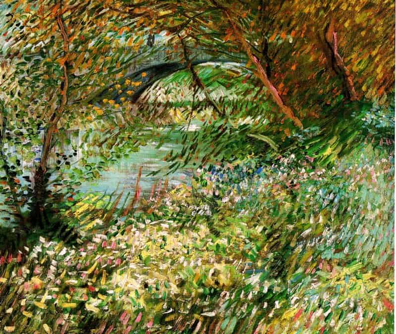 Van Gogh Banks Of The Seine With Pont De Clichy In The Spring museum quality