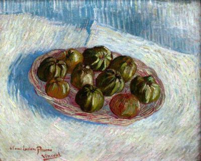 art oil painting reproduction of  Van Gogh Basket Of Apples museum quality handmade