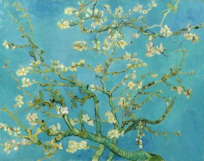 art oil painting reproduction of  Van Gogh Blossoming Almond Tree museum quality handmade