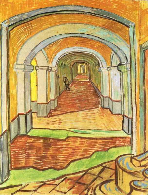 Van Gogh Corridor In Saint-paul Hospital museum quality
