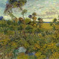Van Gogh Coucher De Soleil Montmajour - 1888