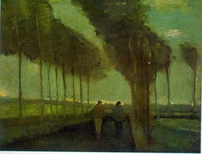 art oil painting reproduction of  Van Gogh Country Lane museum quality handmade