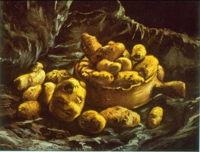 art oil painting reproduction of  Van Gogh Earthen Bowls museum quality handmade