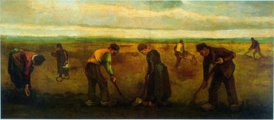 art oil painting reproduction of  Van Gogh Farmers museum quality handmade