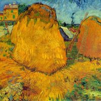 Van Gogh Haystacks Hand Painted Reproduction