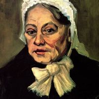 Van Gogh Head Of An Old Woman With White Cap The Midwife