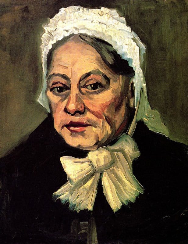 Van Gogh Head Of An Old Woman With White Cap The Midwife museum quality