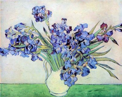 art oil painting reproduction of  Van Gogh Irises 2 museum quality handmade