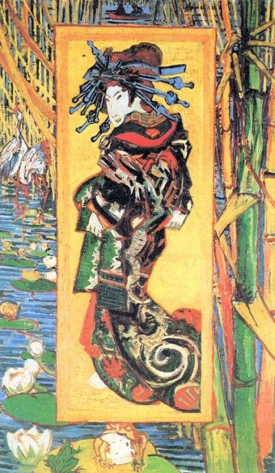 art oil painting reproduction of  Van Gogh Japanese Painting museum quality handmade