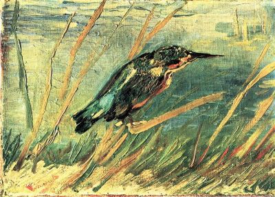 art oil painting reproduction of  Van Gogh Kingfisher museum quality handmade