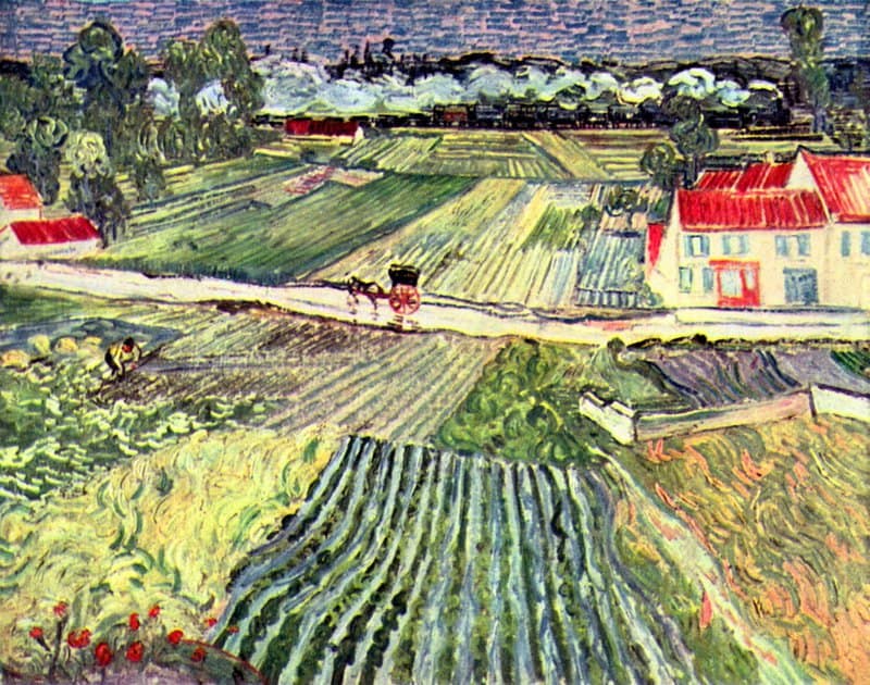 Van Gogh Landscape At Auvers In The Rain 2 museum quality