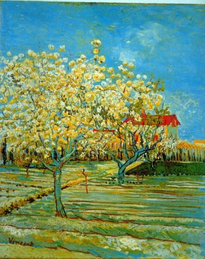 art oil painting reproduction of  Van Gogh Orchard museum quality handmade