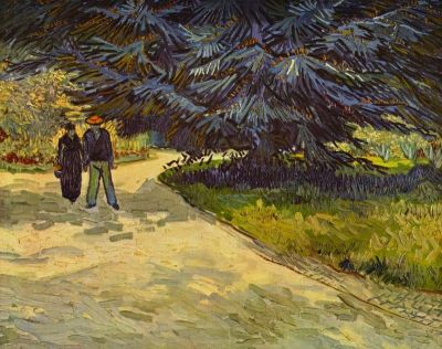 art oil painting reproduction of  Van Gogh Park Arles museum quality handmade