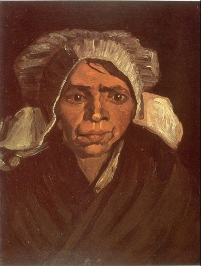 art oil painting reproduction of  Van Gogh Peasant Woman museum quality handmade