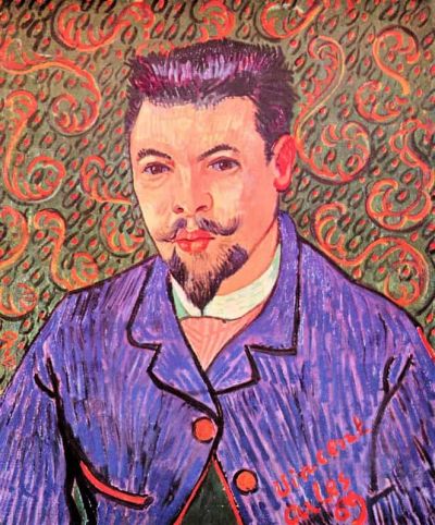 art oil painting reproduction of  Van Gogh Portrait Of Dr. Rey museum quality handmade