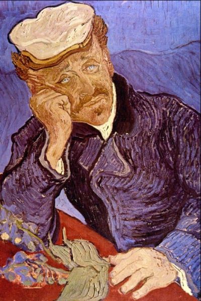 art oil painting reproduction of  Van Gogh Portrait Of Dr Gachet museum quality handmade