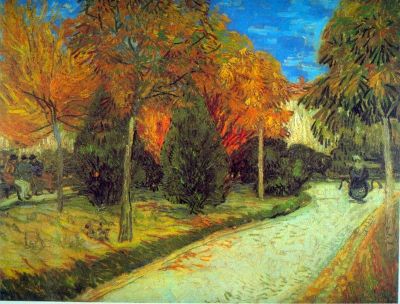art oil painting reproduction of  Van Gogh Public Park museum quality handmade