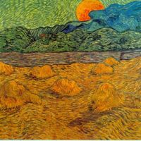 Van Gogh Rising Moon