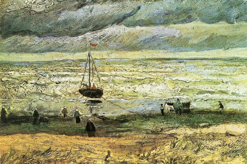Van Gogh Scheveningen Beach In Stormy Weather museum quality